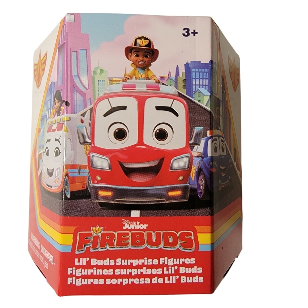 DISNEY Junior FIREBUDS Mini Figure + Sticker Sheet
